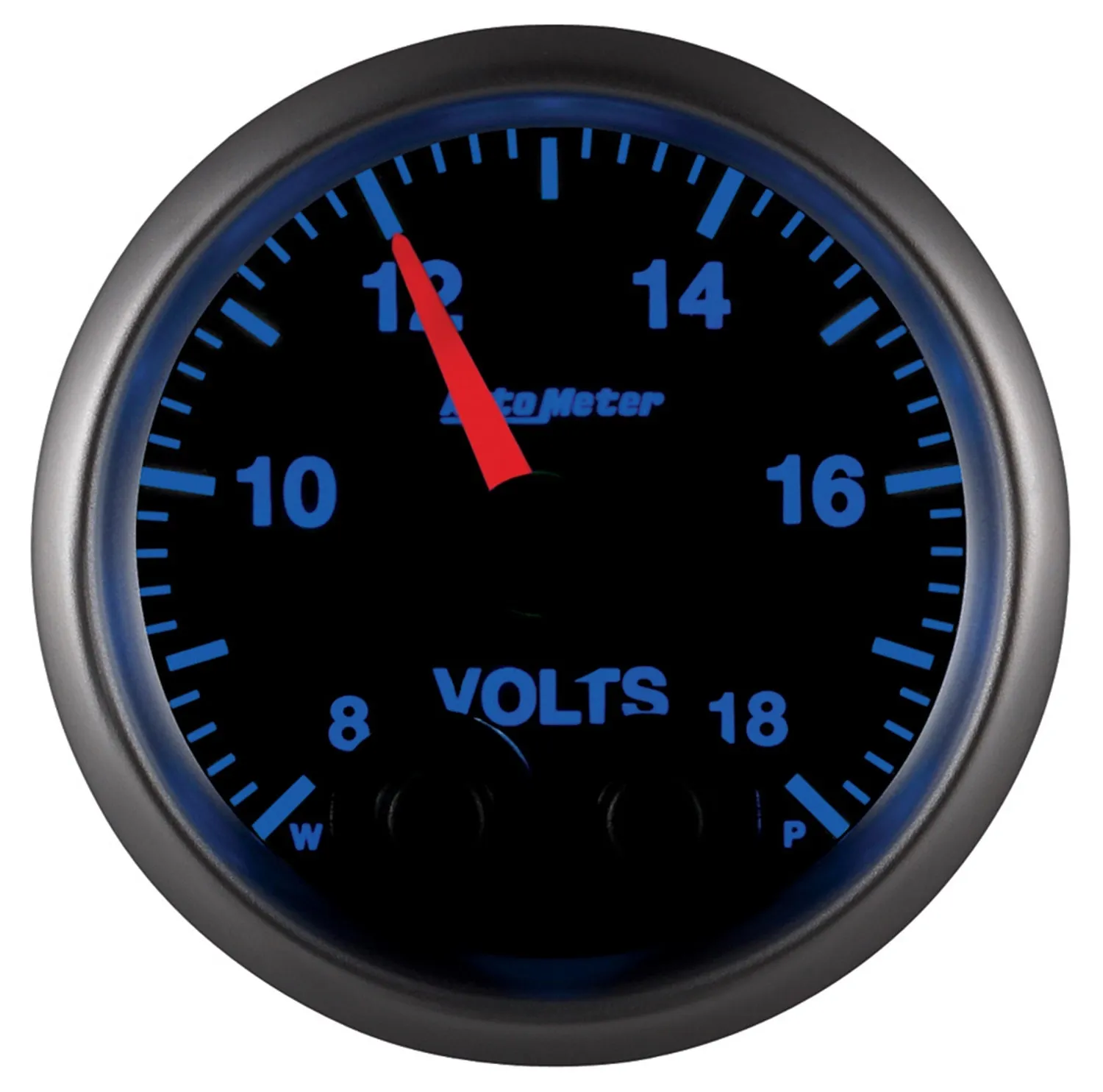 AutoMeter 5683 GAUGE; VOLTMETER; 2 1/16in.; 18V; DIGITAL STEPPER MOTOR W/PEAK/WARN; ELITE