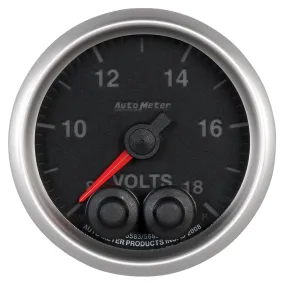 AutoMeter 5683 GAUGE; VOLTMETER; 2 1/16in.; 18V; DIGITAL STEPPER MOTOR W/PEAK/WARN; ELITE
