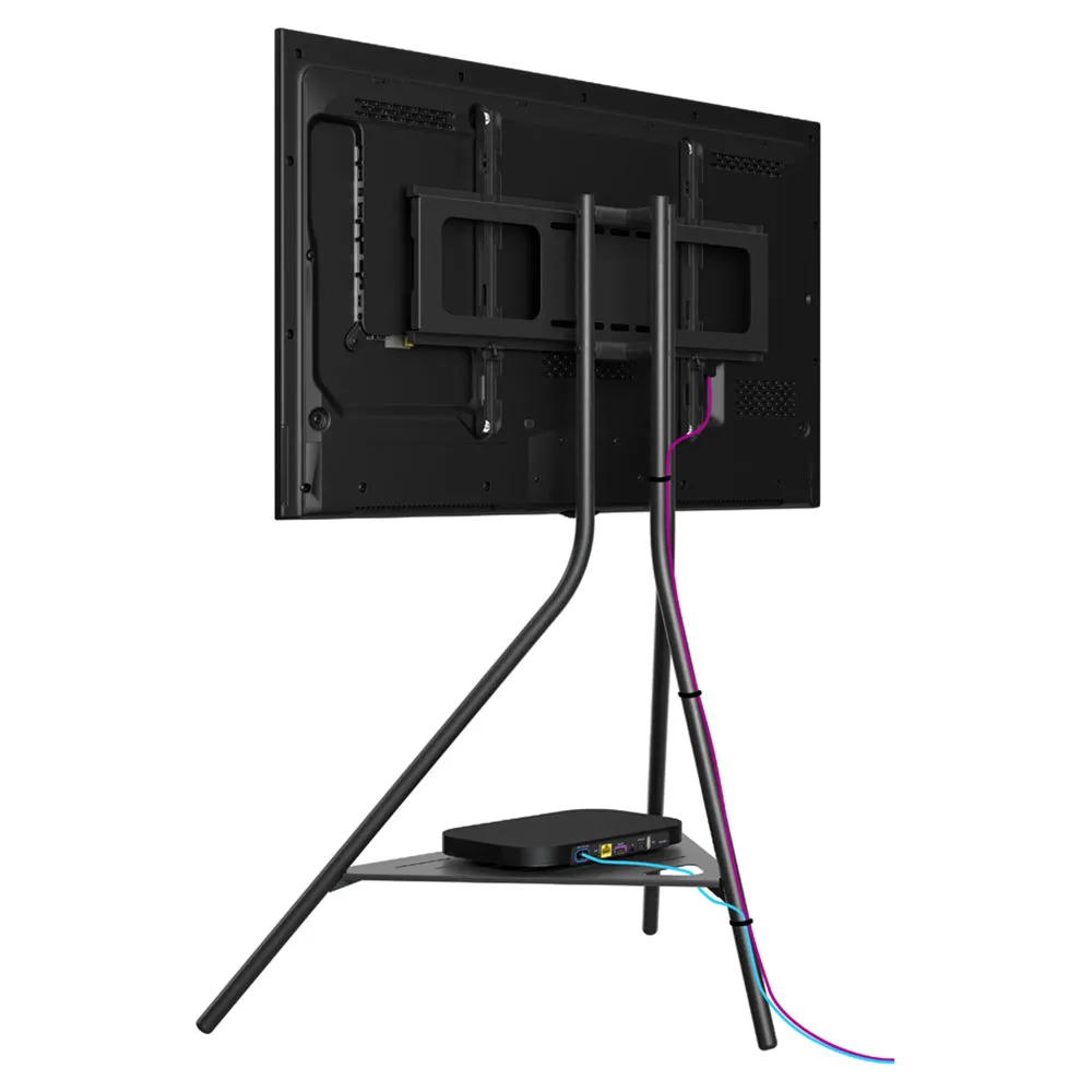 AVF Tiga Freestanding Metal TV Stand - Black | FSL900TIGB