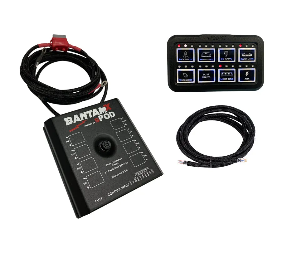 BantamX HD Universal with 36 Inch Battery Cables sPOD