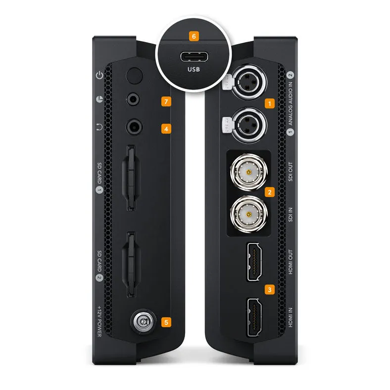 Blackmagic Design Video Assist 7" 12G-SDI/HDMI HDR Recording Monitor