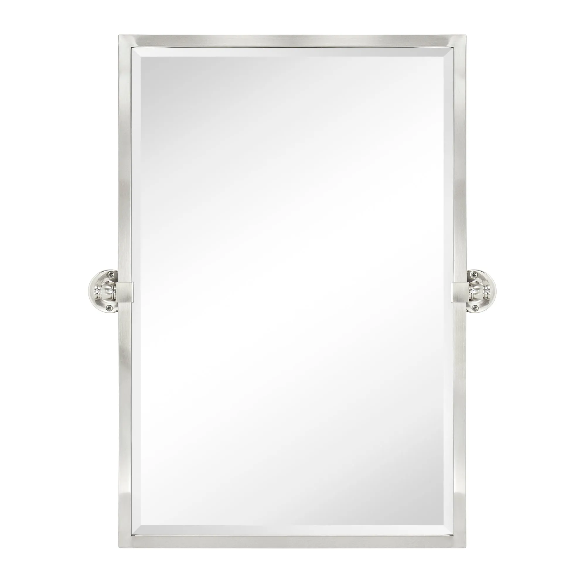 Blakley Rectangular Pivoting Mirror Tilt Mirror for Bathroom Swivel Metal Framed Wall Mounted Bathroom Vanity Mirror