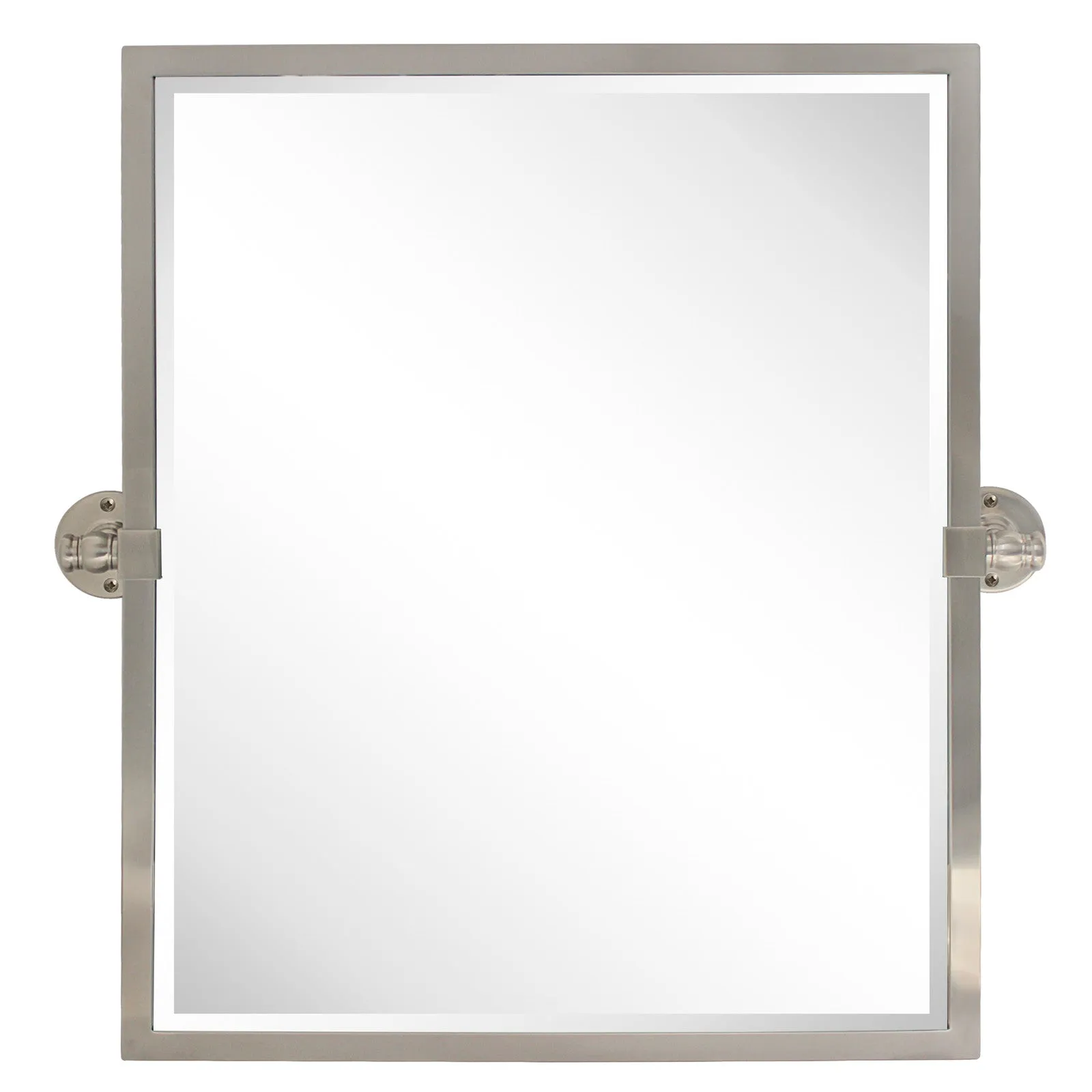 Blakley Rectangular Pivoting Mirror Tilt Mirror for Bathroom Swivel Metal Framed Wall Mounted Bathroom Vanity Mirror