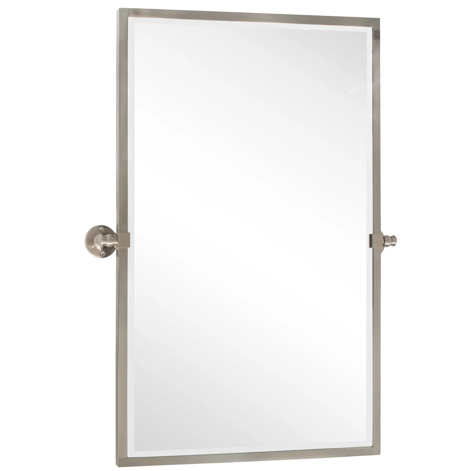 Blakley Rectangular Pivoting Mirror Tilt Mirror for Bathroom Swivel Metal Framed Wall Mounted Bathroom Vanity Mirror