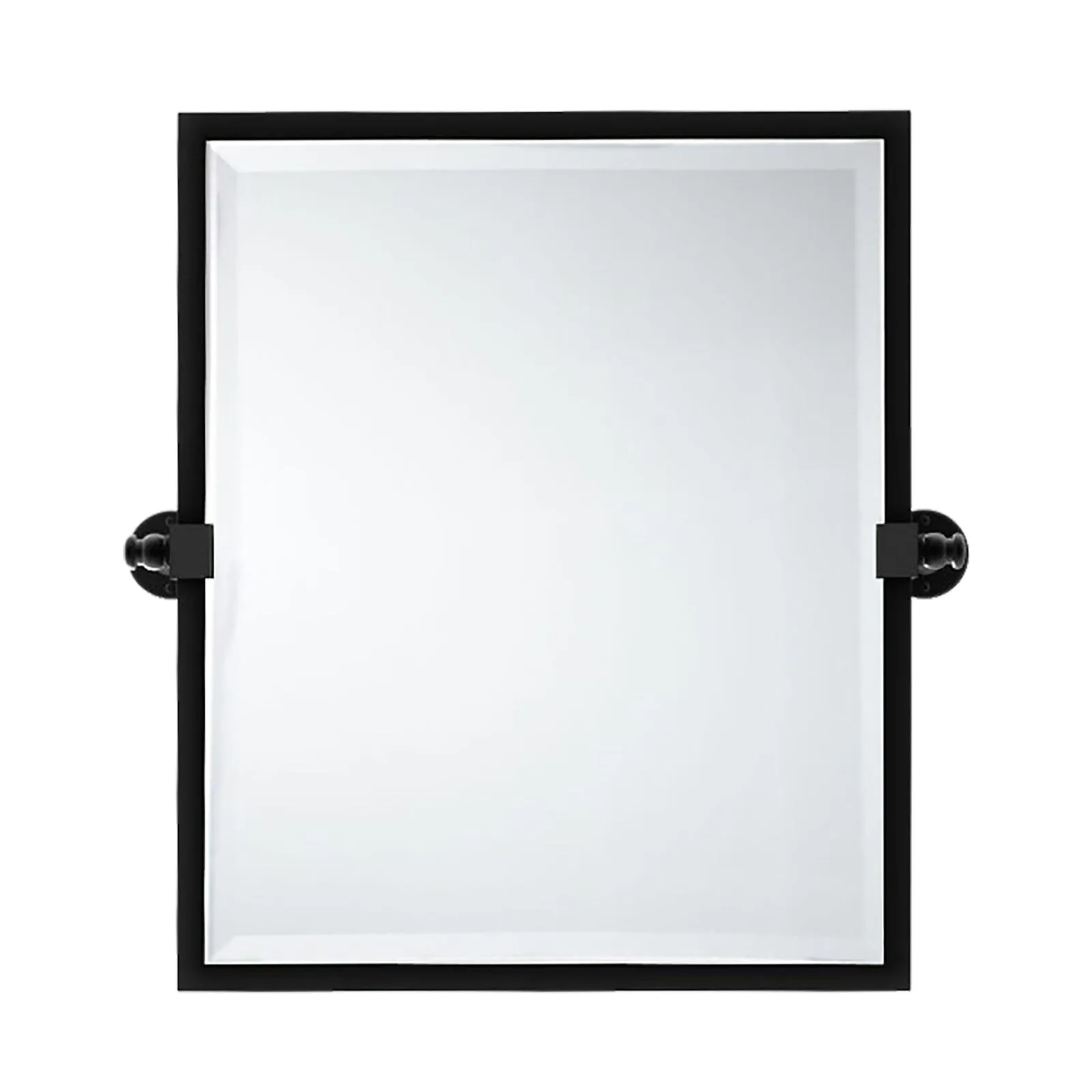 Blakley Rectangular Pivoting Mirror Tilt Mirror for Bathroom Swivel Metal Framed Wall Mounted Bathroom Vanity Mirror