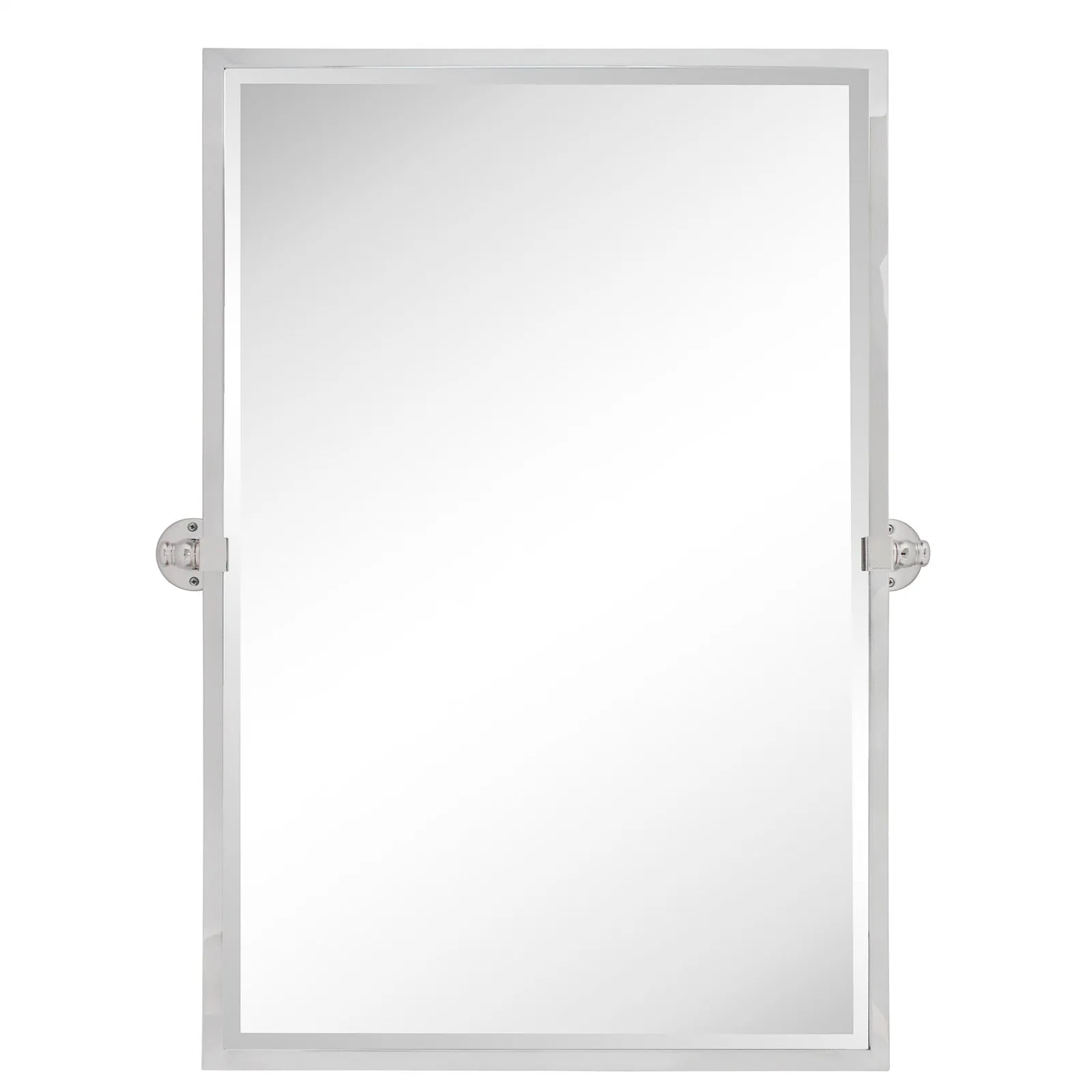 Blakley Rectangular Pivoting Mirror Tilt Mirror for Bathroom Swivel Metal Framed Wall Mounted Bathroom Vanity Mirror