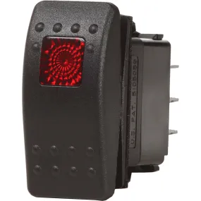 Black Blue Sea 7932 Contura II SPDT Switch - ON-OFF-ON Design