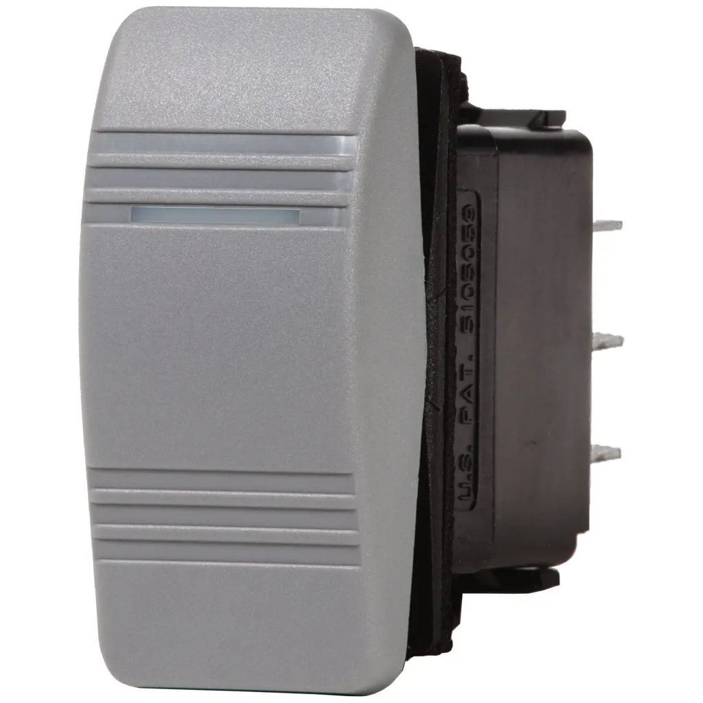 Blue Sea Gray SPDT Contura Switch