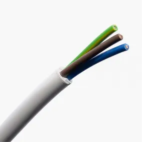 Cable 2 Core   Earth 1.5mm Grey Flex (500m Drum)