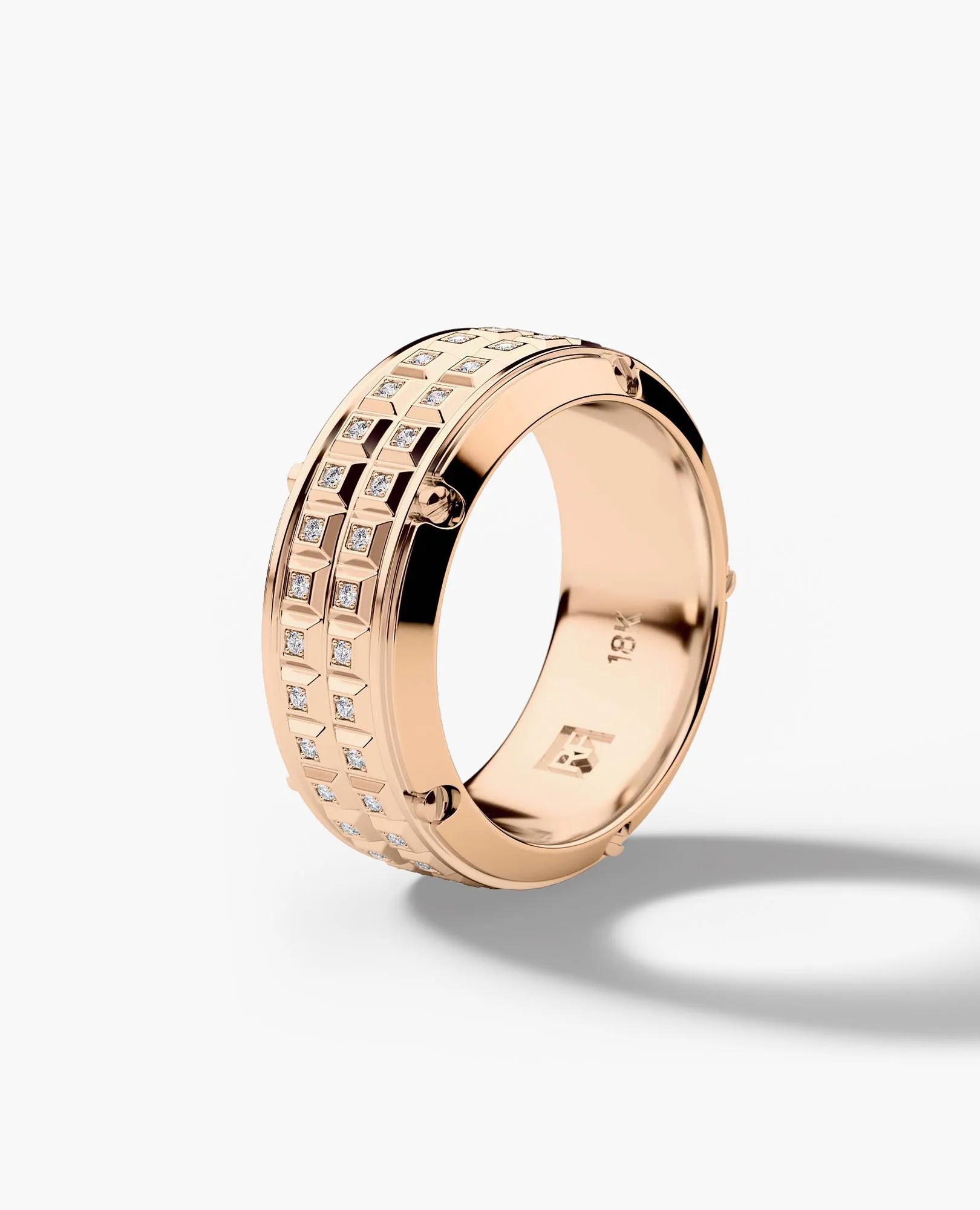 CALHOUN Gold Ring with 0.30ct Diamonds