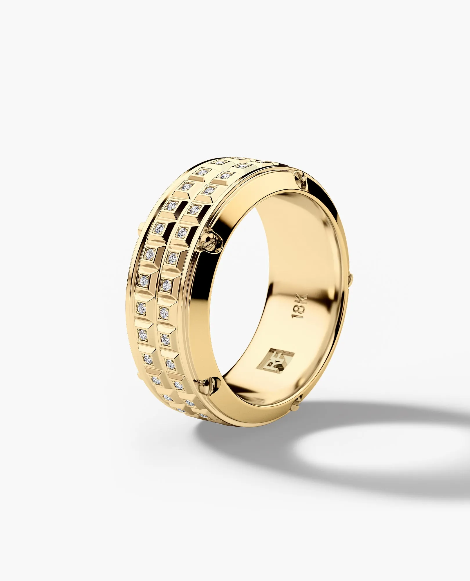 CALHOUN Gold Ring with 0.30ct Diamonds