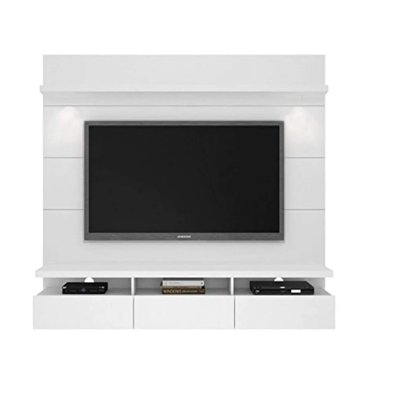 CHIC Designs 71" TV Stand in White Gloss