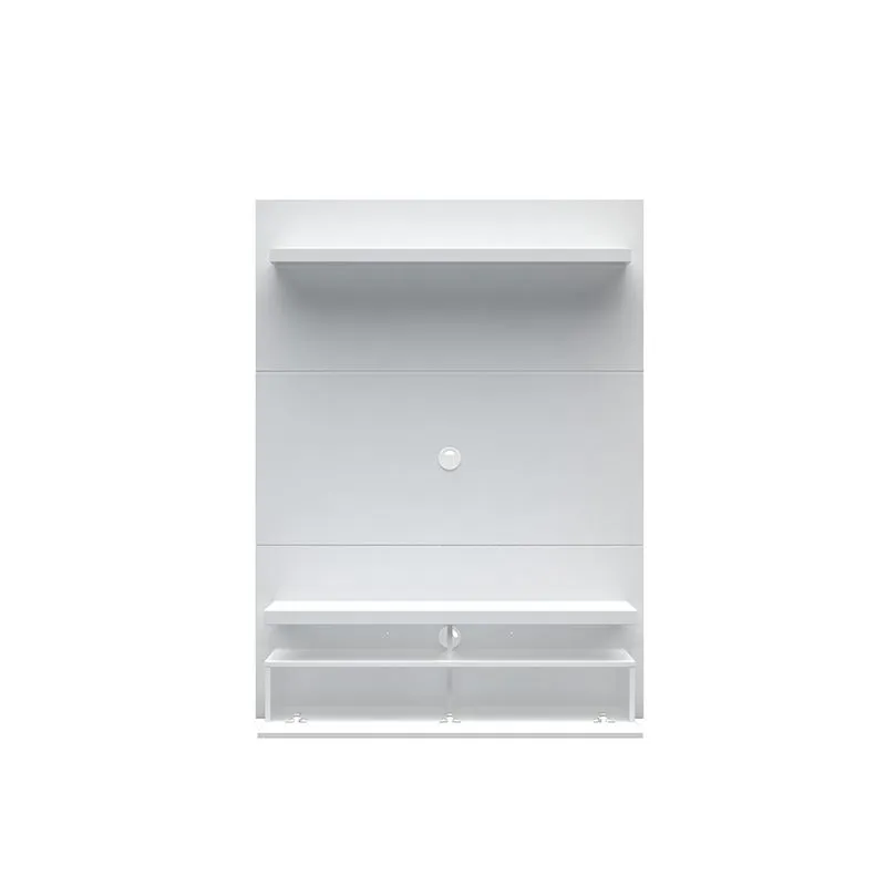City 1.2 Floating Wall Theater Entertainment Center in White Gloss