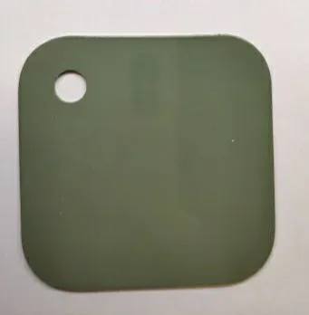 COLOR SAMPLES 2"x2" (cm.5x5): stainless steel plate