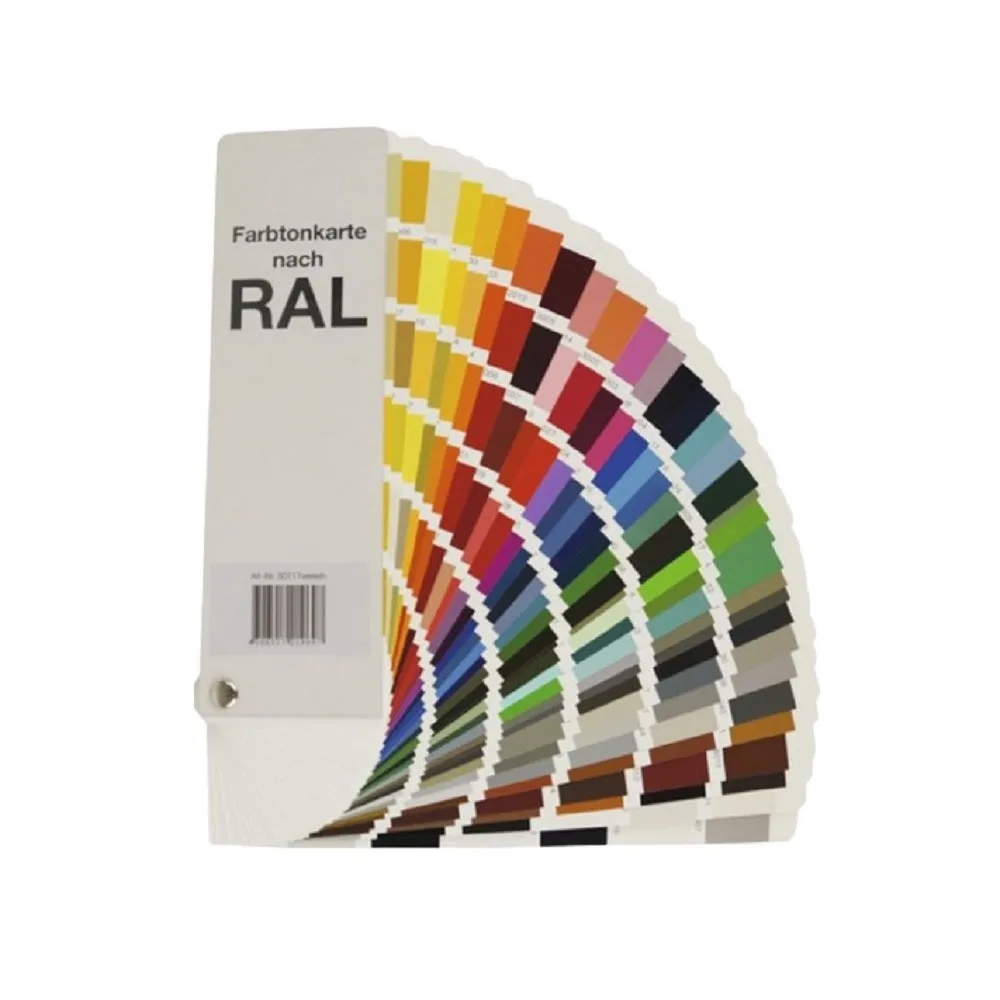 COLOR SAMPLES 2"x2" (cm.5x5): stainless steel plate