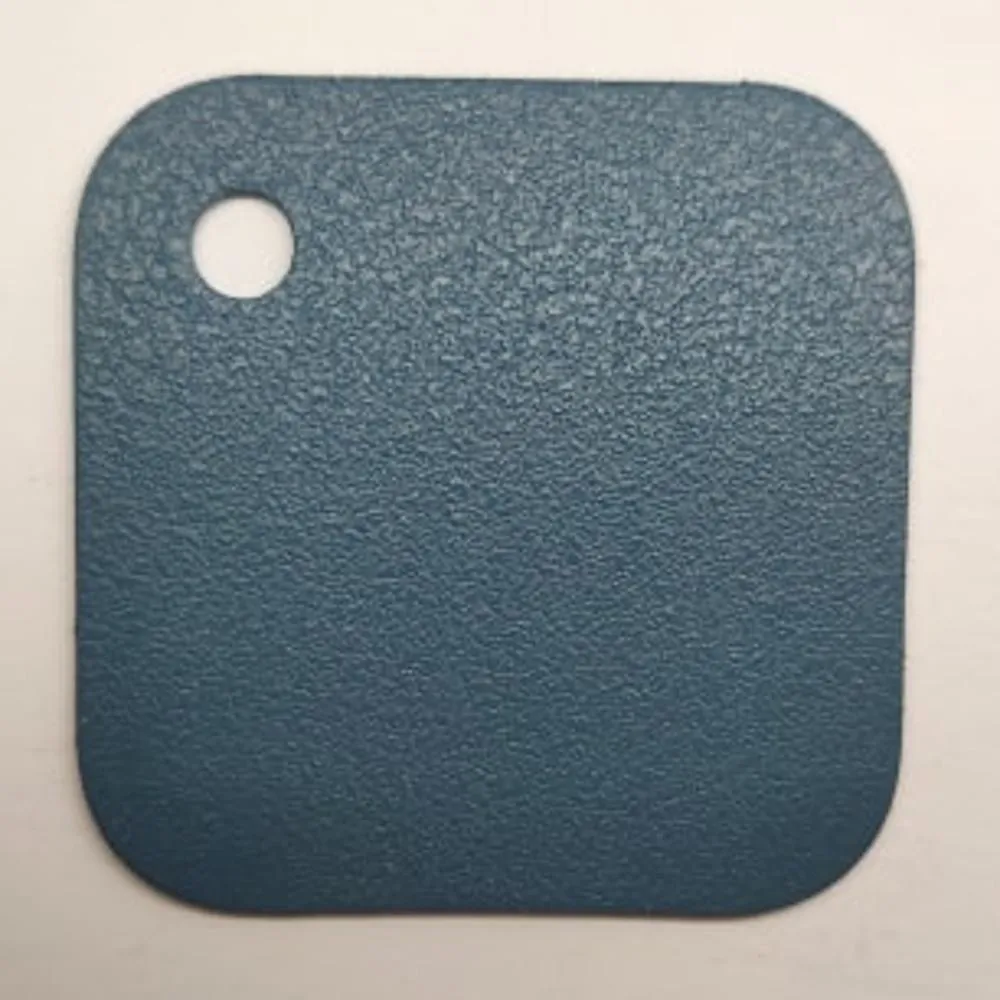 COLOR SAMPLES 2"x2" (cm.5x5): stainless steel plate