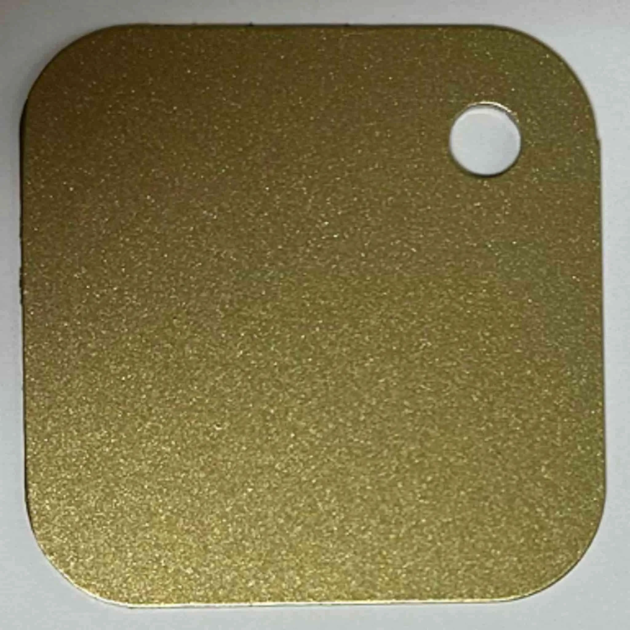 COLOR SAMPLES 2"x2" (cm.5x5): stainless steel plate