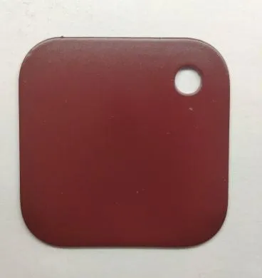 COLOR SAMPLES 2"x2" (cm.5x5): stainless steel plate