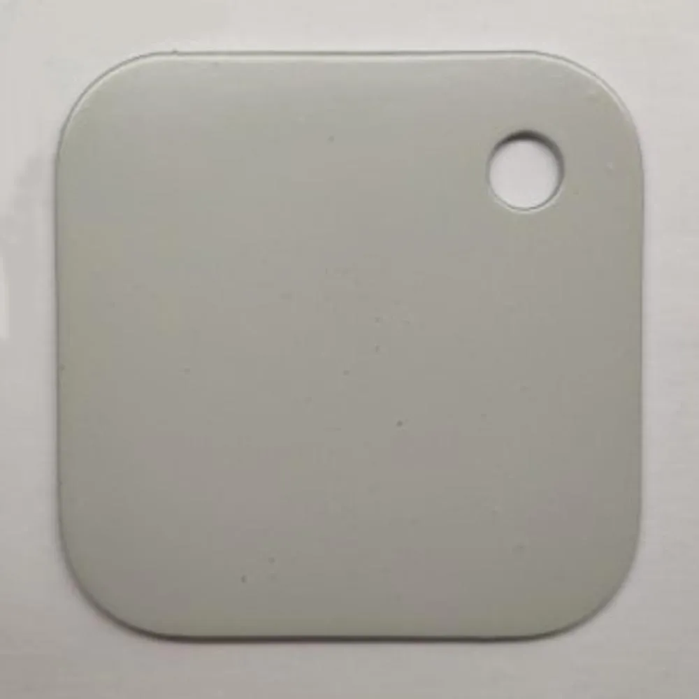 COLOR SAMPLES 2"x2" (cm.5x5): stainless steel plate