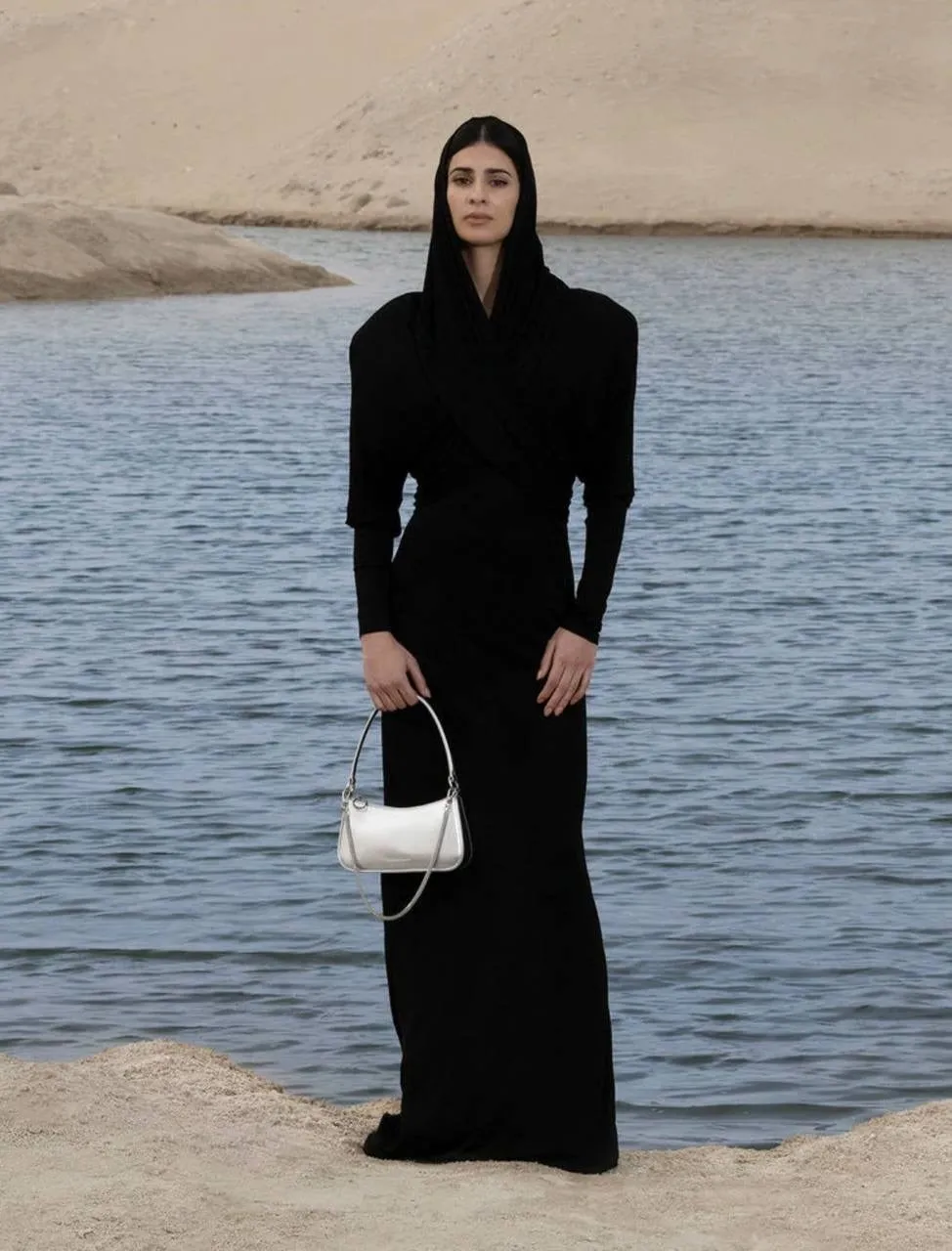 Curved Shoulder Bag