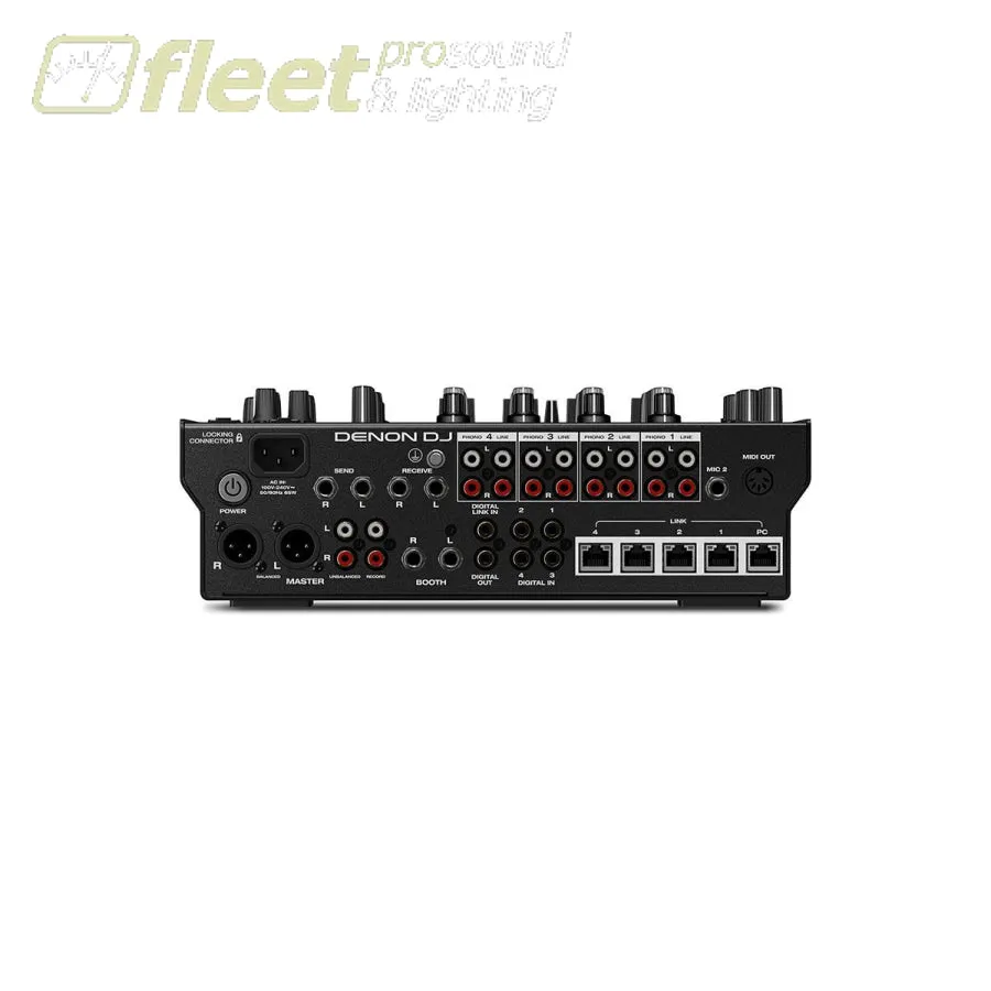 Denon DJ X1850PRIME 4-Channel Digital Mixer with Multi-Assignable Inputs and Pro DJ FX