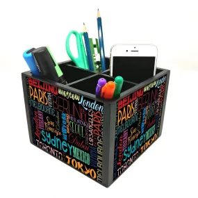 Desk Organizer For Stationery -  Dubai Black