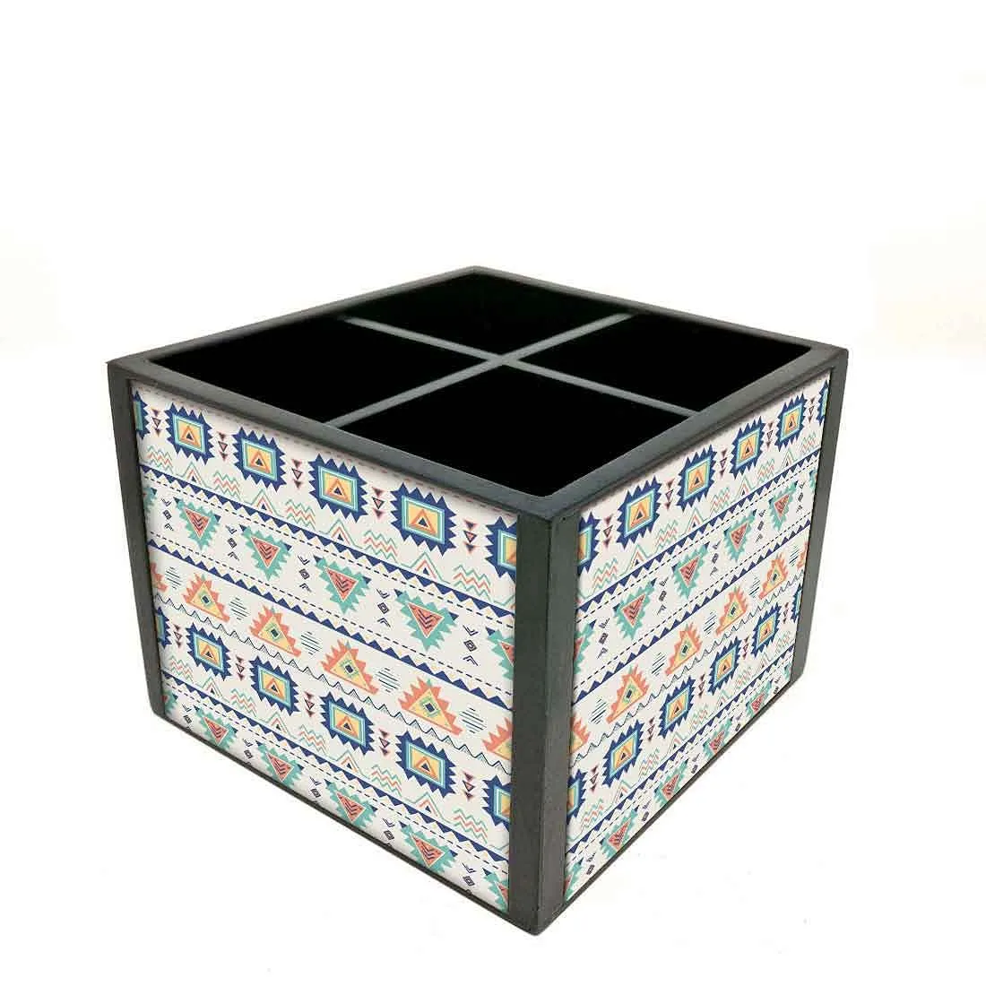 Desk Organizer For Stationery -  Geometric Design