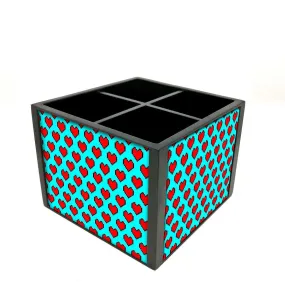 Desk Organizer For Stationery -  Hearts