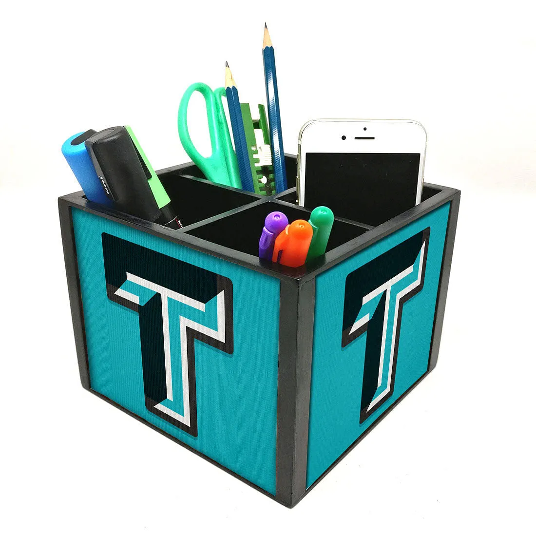 Desk Organizer For Stationery -  Letter T