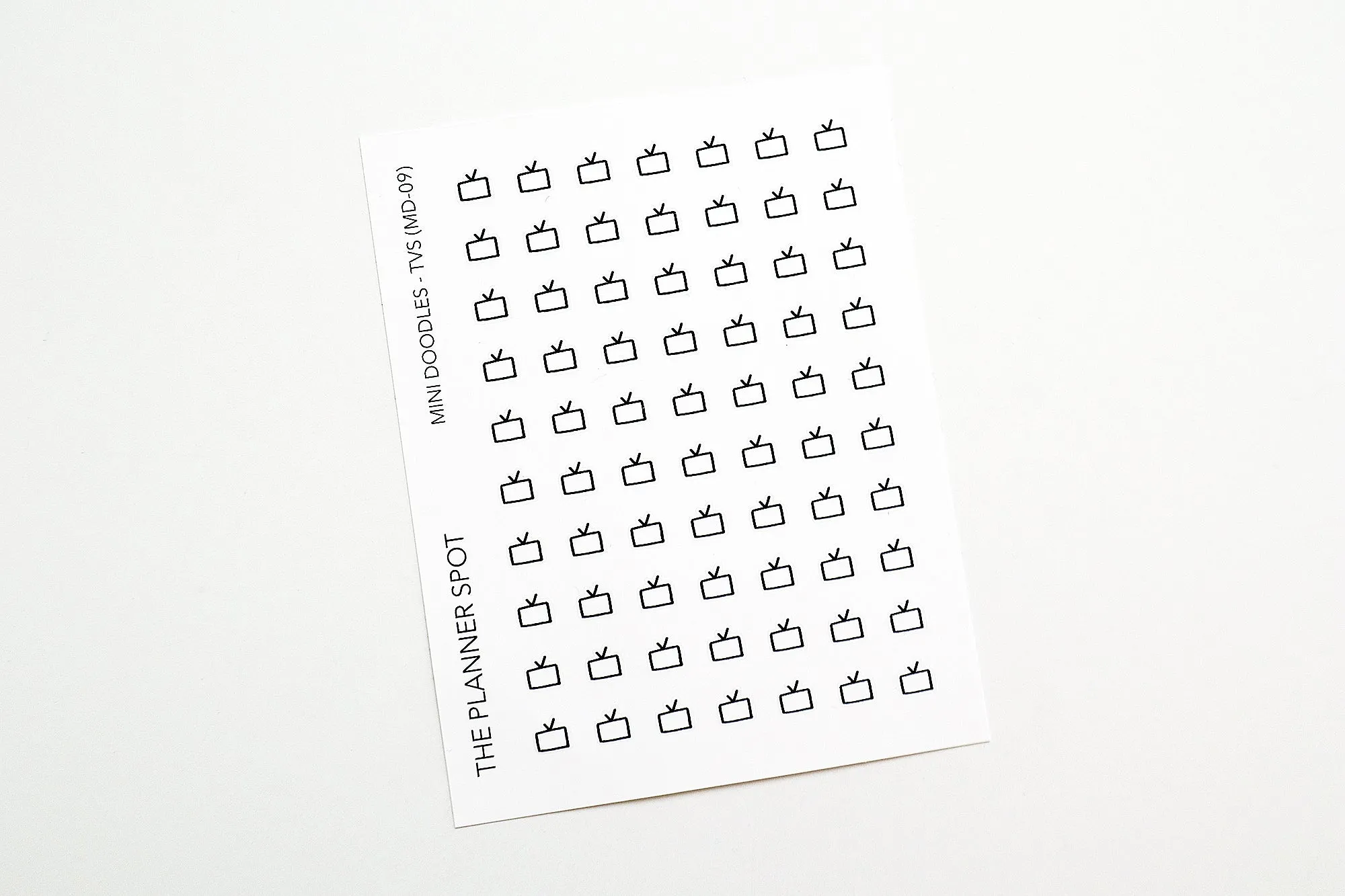 Doodle Planner Stickers - TVs