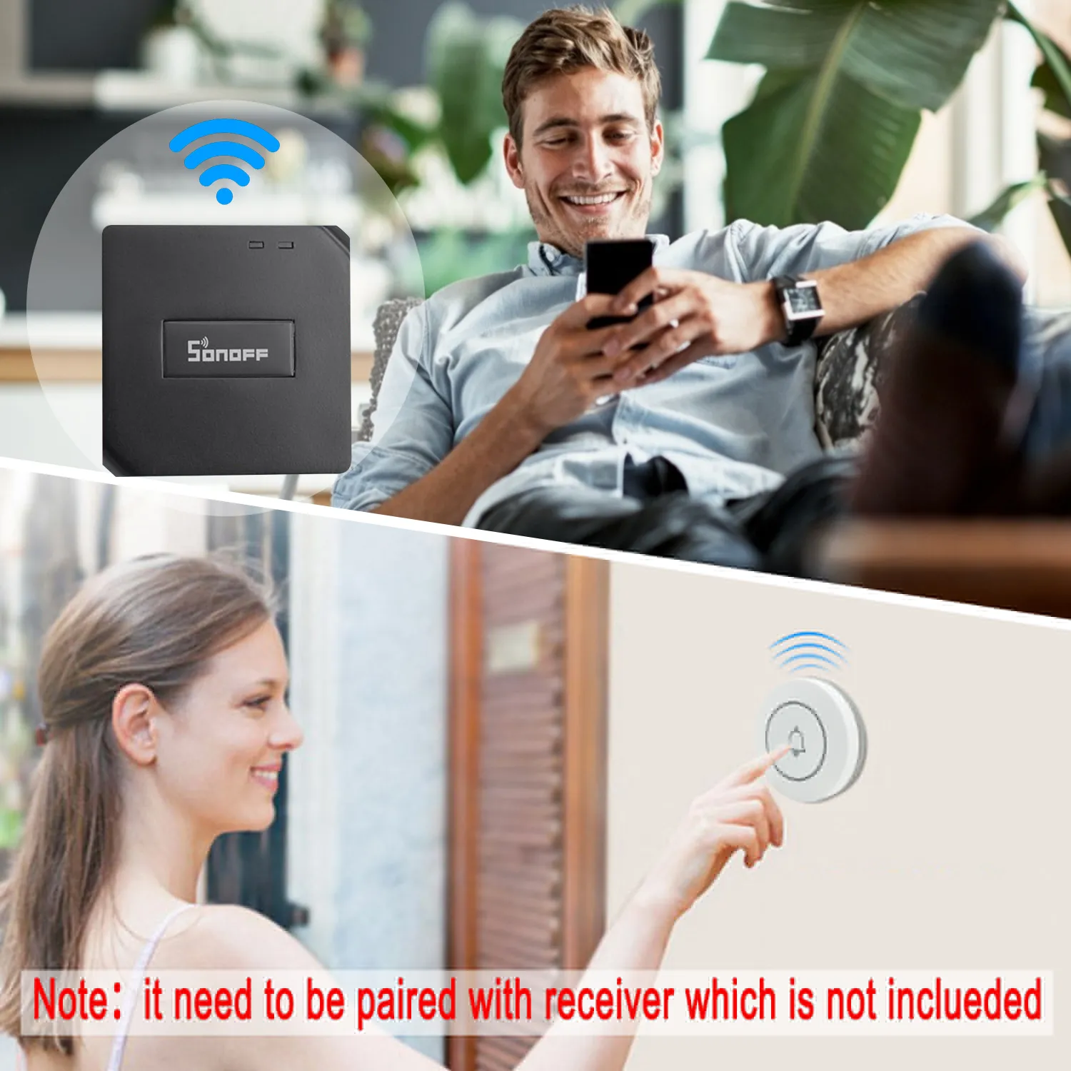 Doorbell Button 433MHz RF-DBB