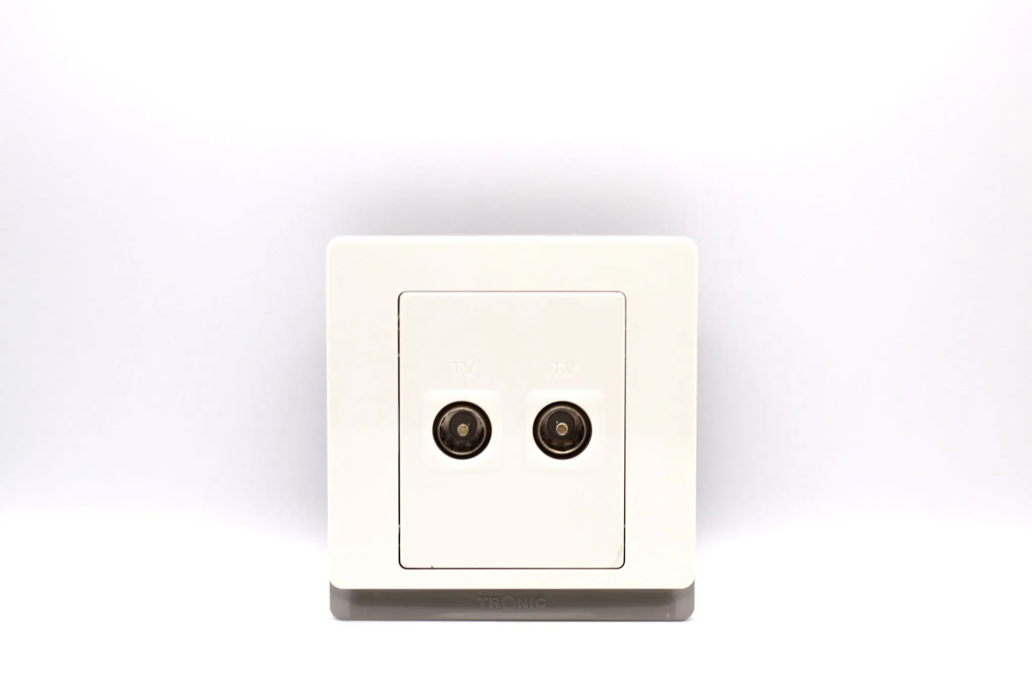 Dual (2G) TV Socket in Ivory