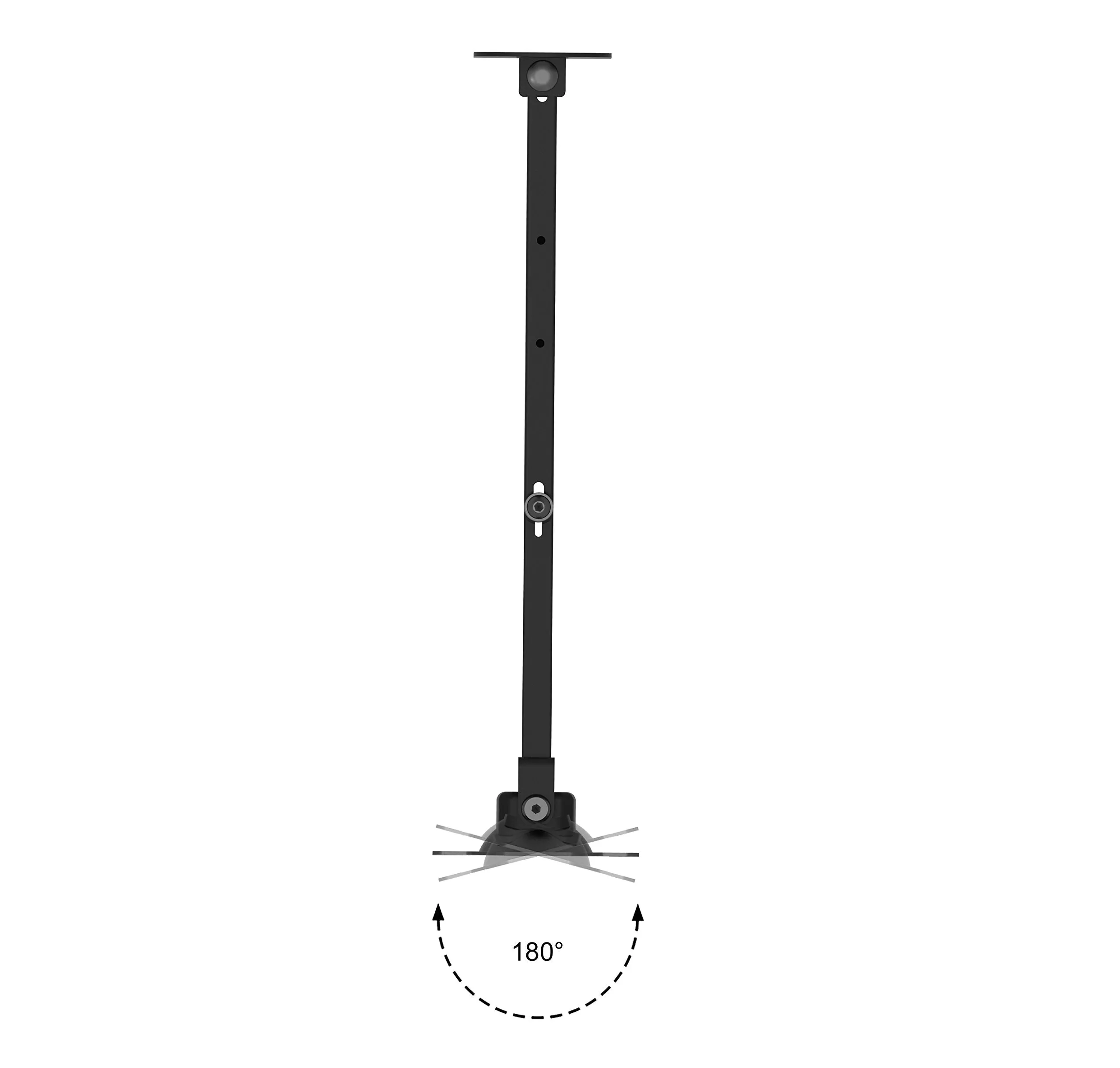 Duronic TVB1125 TV Bracket, Cantilever Wall Mount for 13-30" Television Screen, Tilting Action  15°/-15, Fits up to 600x400mm, For Flat Screen (18kg)