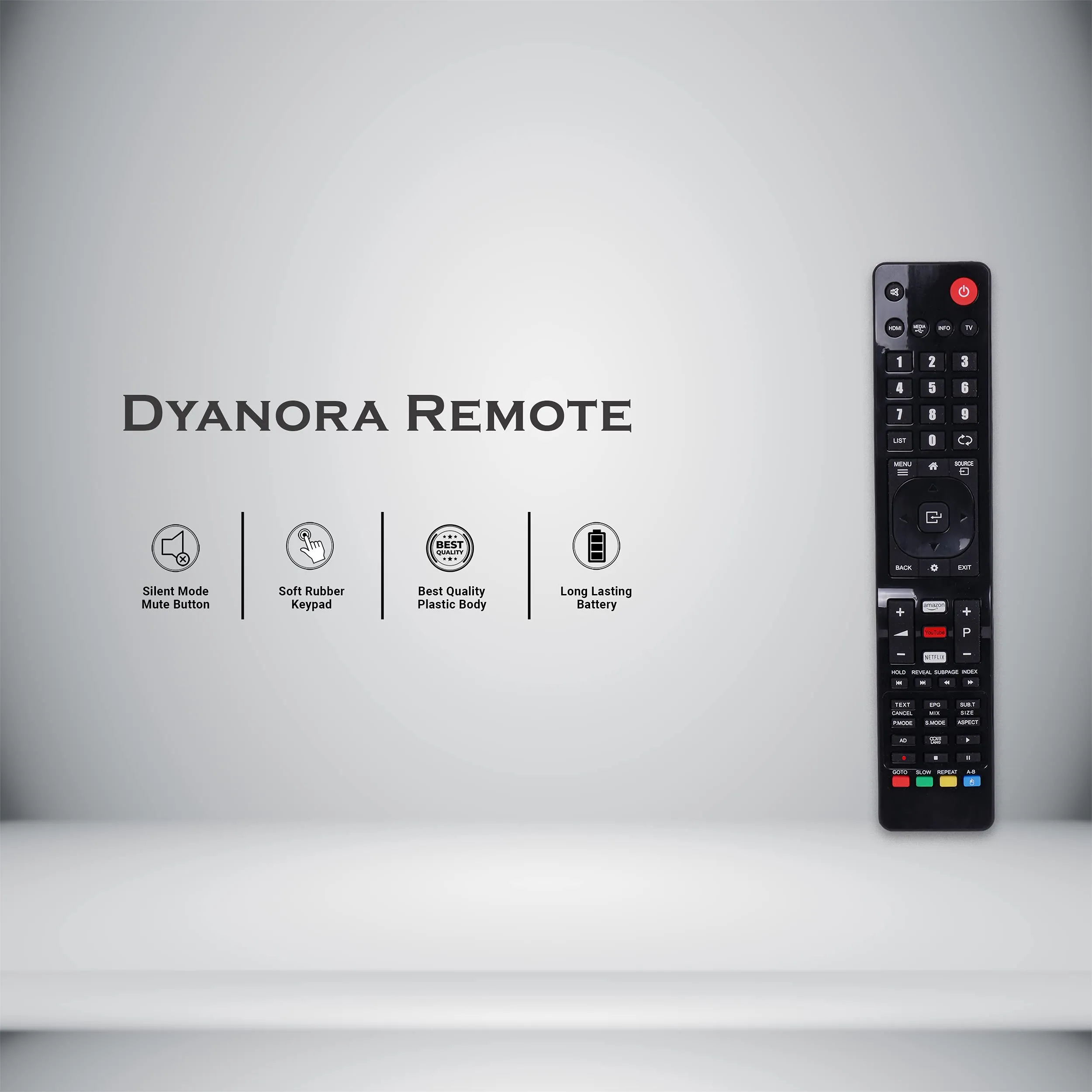 Dyanora 60 cm (24 inch) HD Ready LED TV with Noise Reduction, Cinema Zoom, Powerful Audio Box Speakers (DY-LD24H0N)