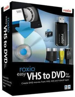 EASY VHS TO DVD FOR MAC (MAC 10.4 OR LATER)