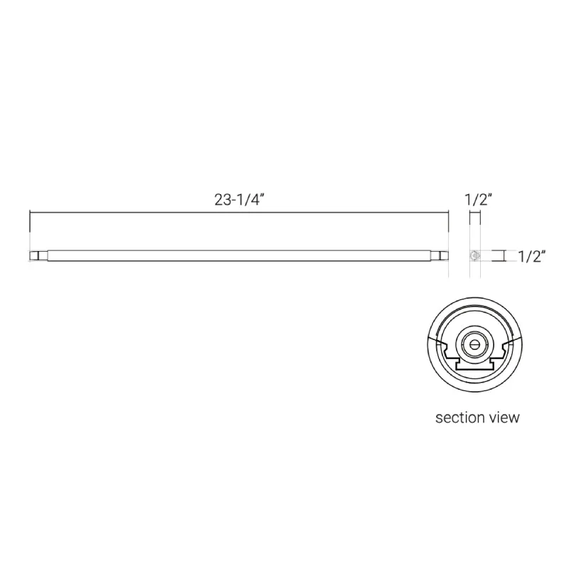 Elite FTL-TL-2 Tubes 23" 48V LED Linear Light
