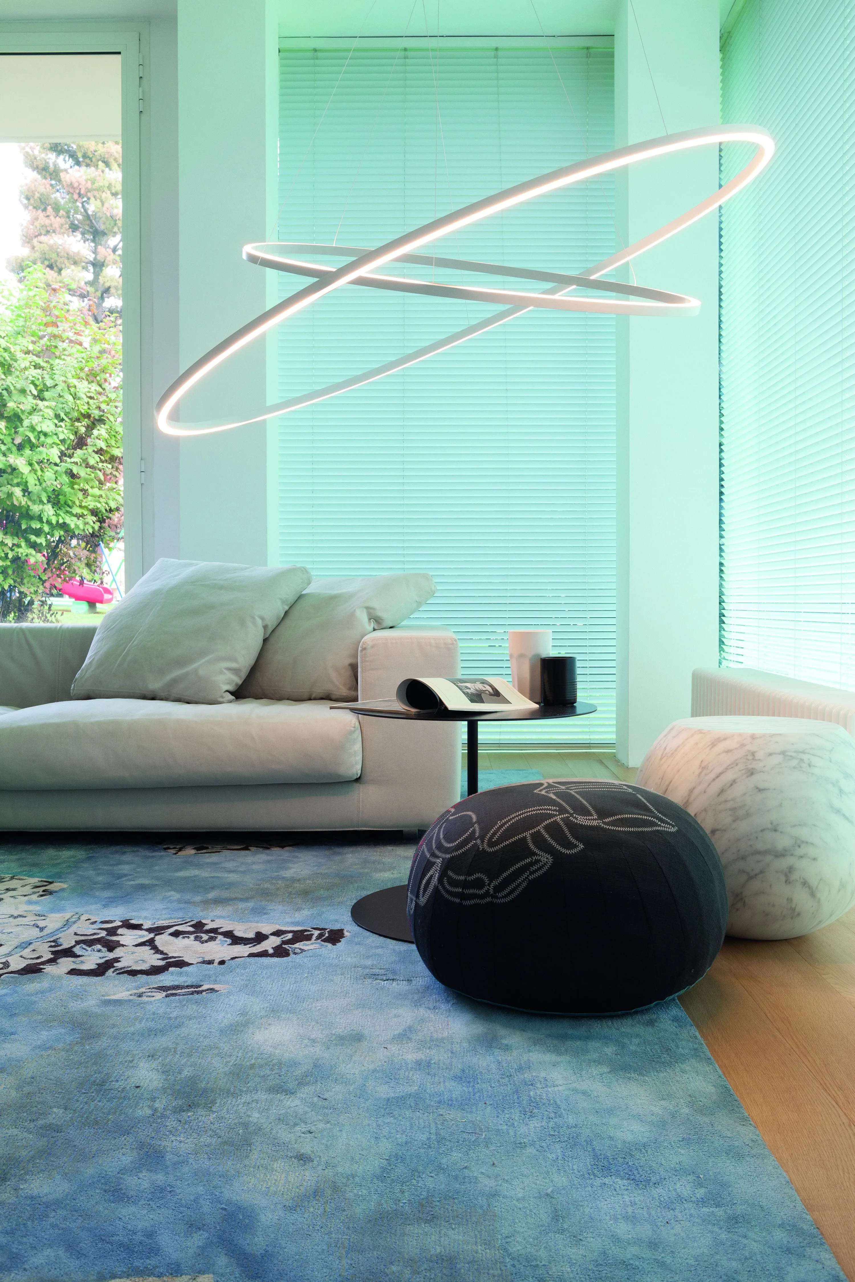 Ellisse Pendant Double