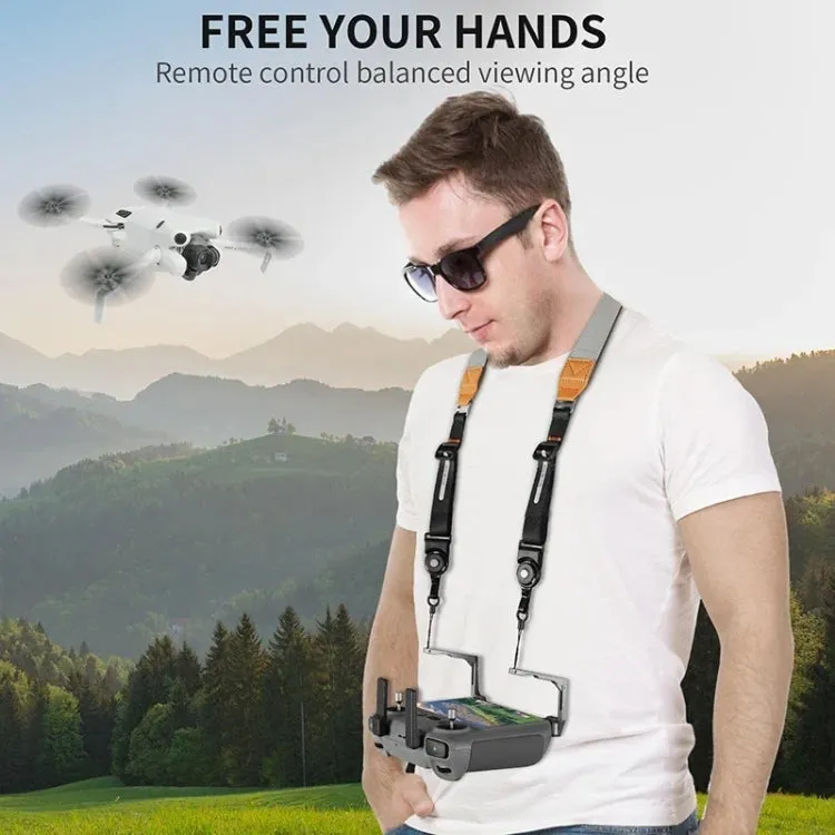 For DJI RC/ RC 2 Drone Remote Control RCSTQ Balance Strap System Lanyard(Gray)