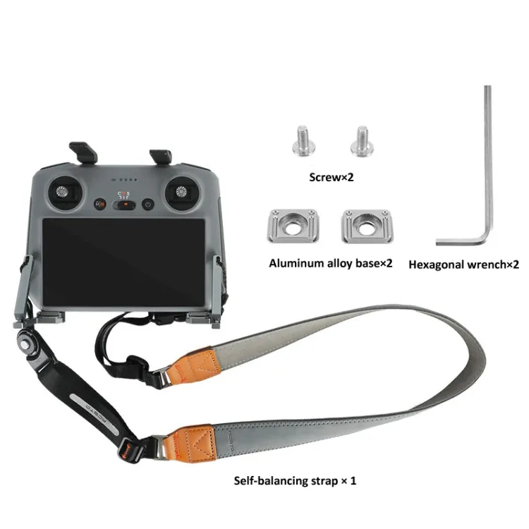 For DJI RC/ RC 2 Drone Remote Control RCSTQ Balance Strap System Lanyard(Gray)