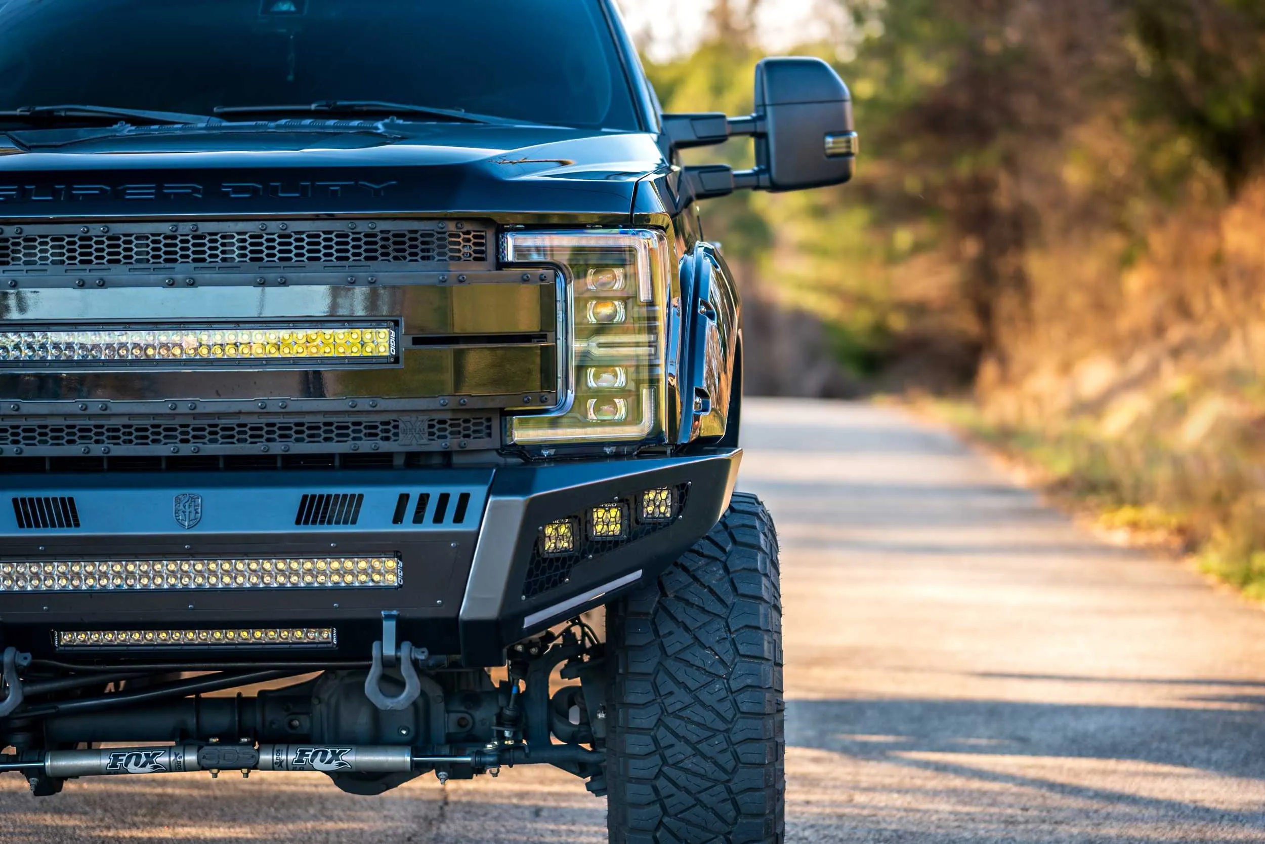 Ford Super Duty (2017-2019): XB LED Headlights (Gen 2) (White DRL)
