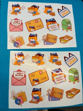 Fox happy mail delivery time!