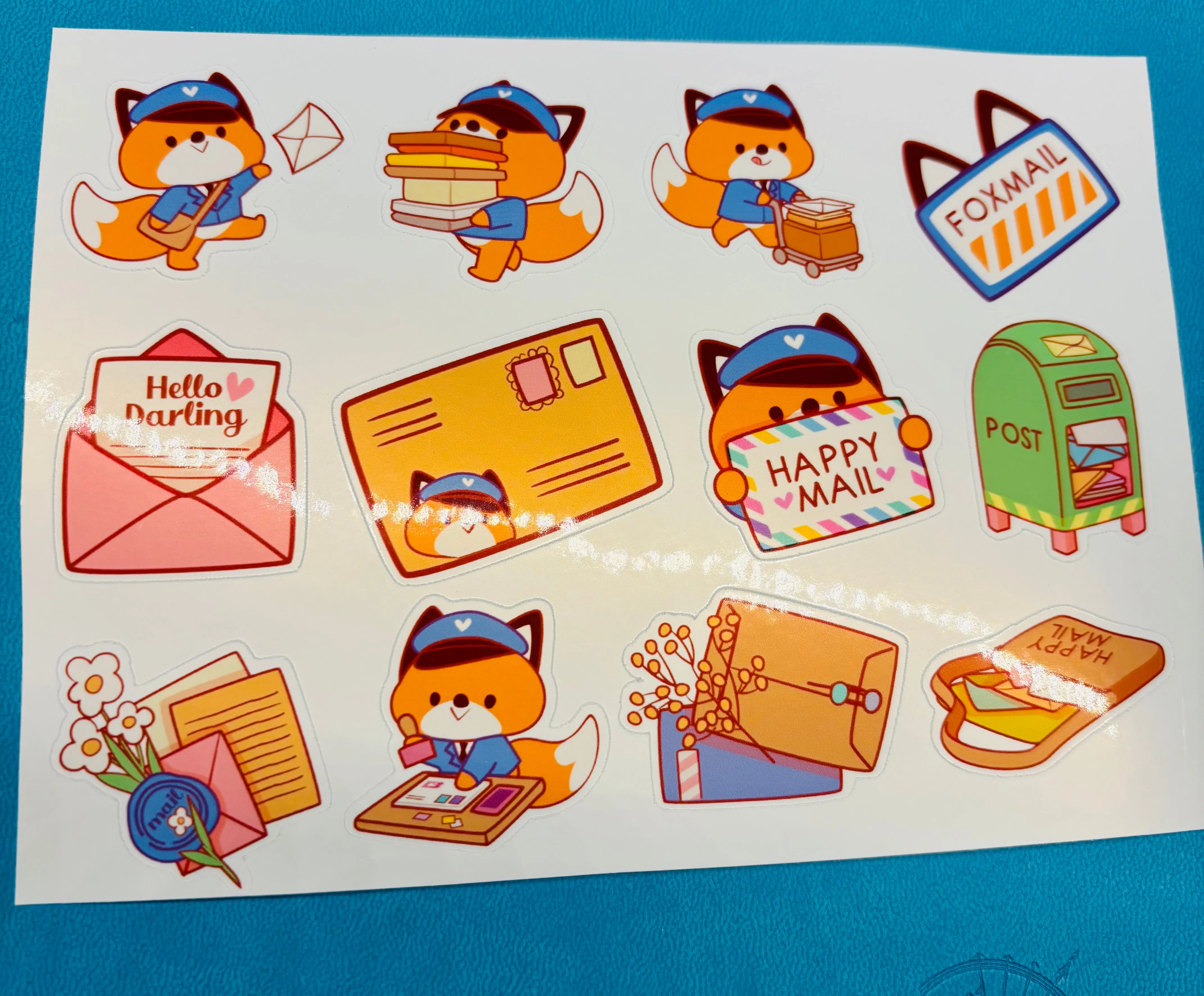 Fox happy mail delivery time!