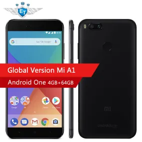 Global Version Xiaomi Mi A1 4GB RAM 64GB ROM Smartphone Snapdragon 625 Cellphone 5.5 Inch Dual Cameras 12MP 4G LTE Android One