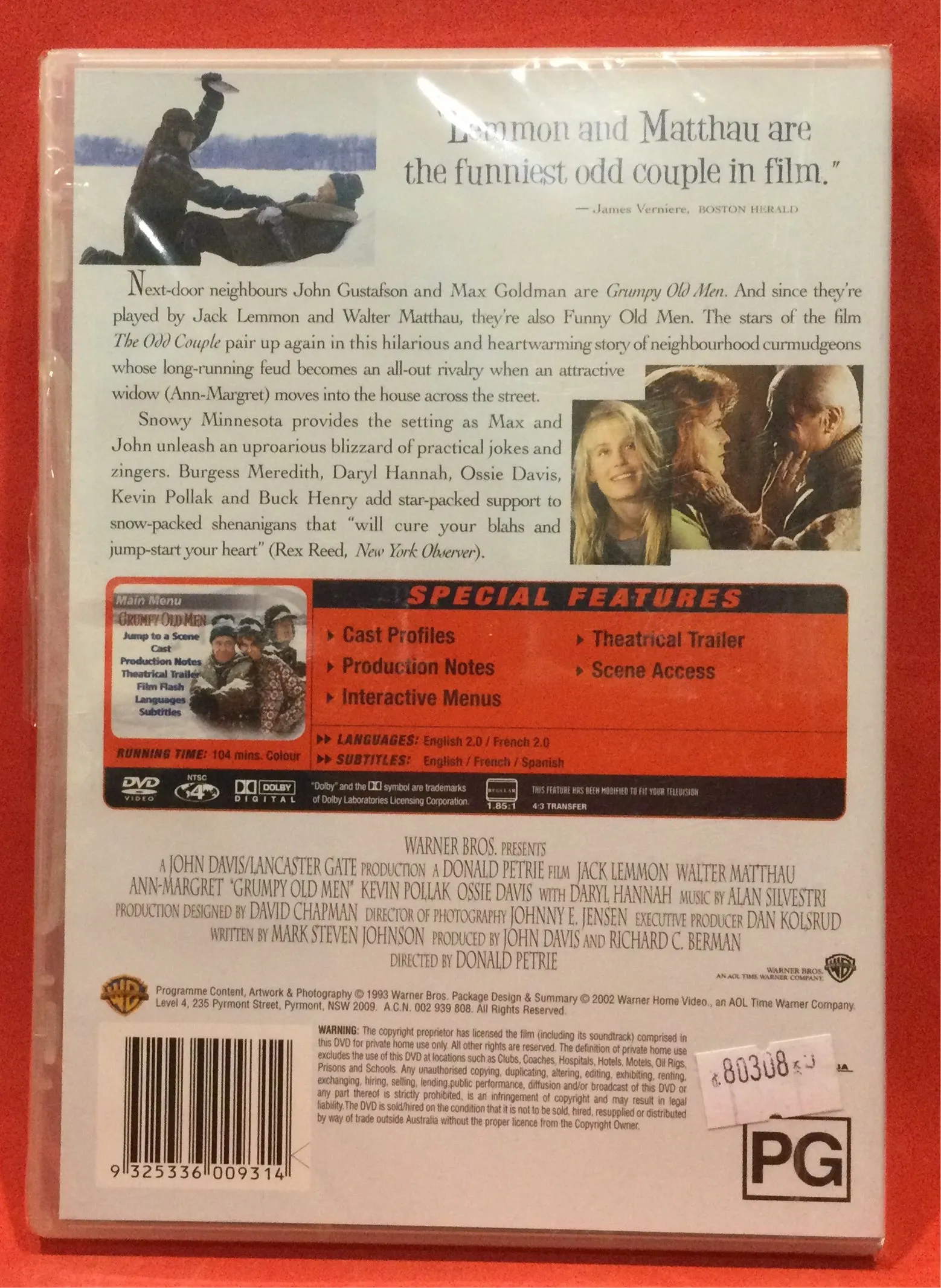 GRUMPY OLD MEN - DVD (SEALED)