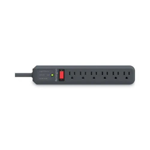 Guardian Surge Protector, 6 Ac Outlets, 15 Ft Cord, 540 J, Gray