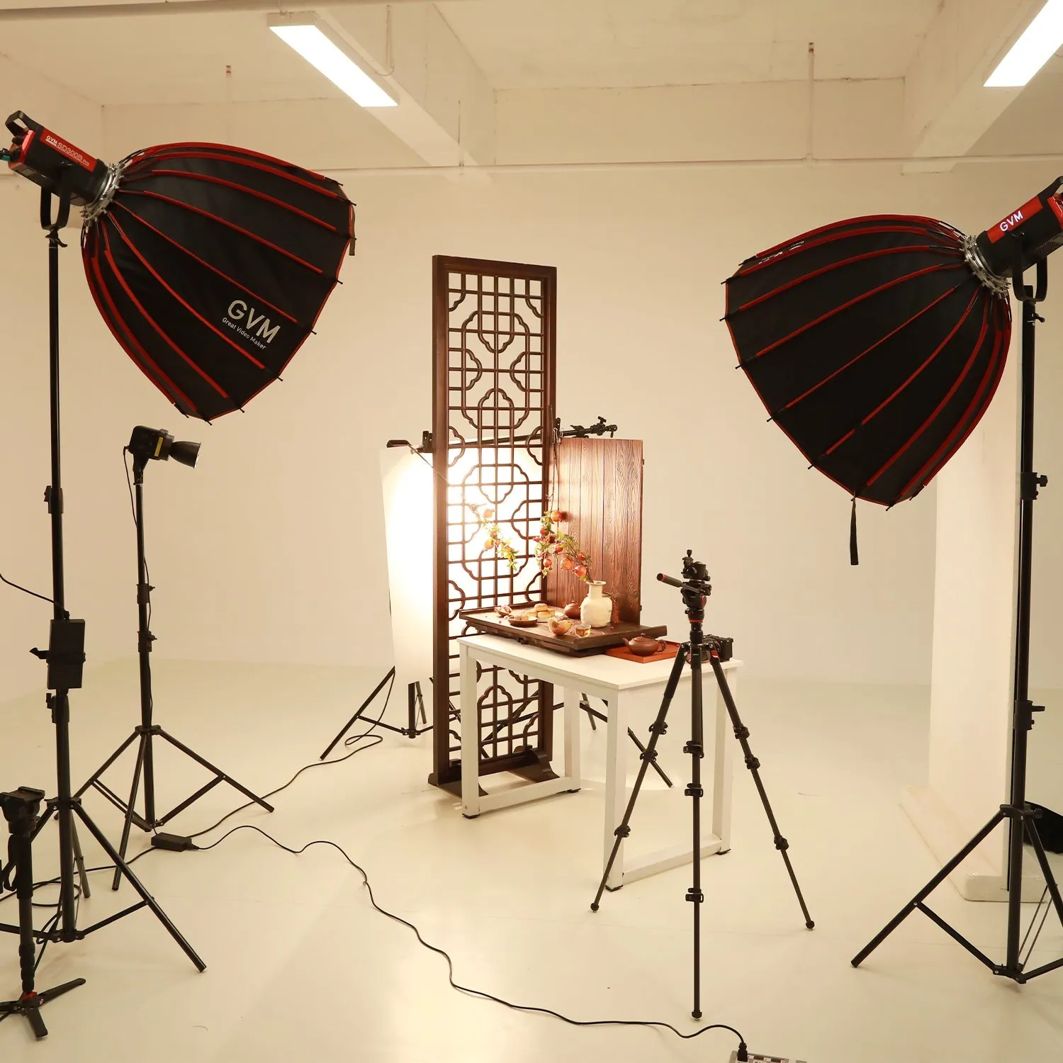 200W Bi-Color Monolight Kit with Softbox - Set of 2 for the GVM PRO-SD200B