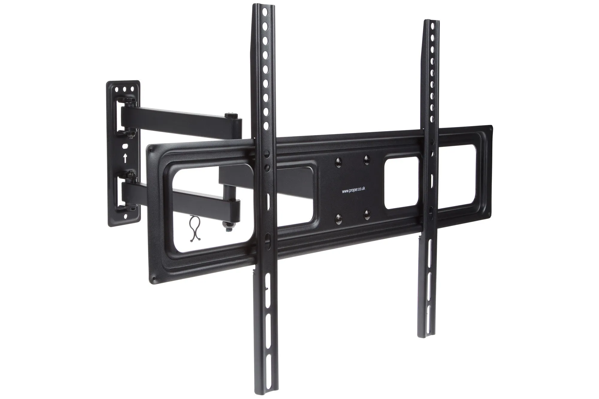 Heavy Duty Swing Arm TV Wall Bracket 37" 40" 42" 43" 46" 50" 55" 60" 65" 70" VESA Max 600X400 Black