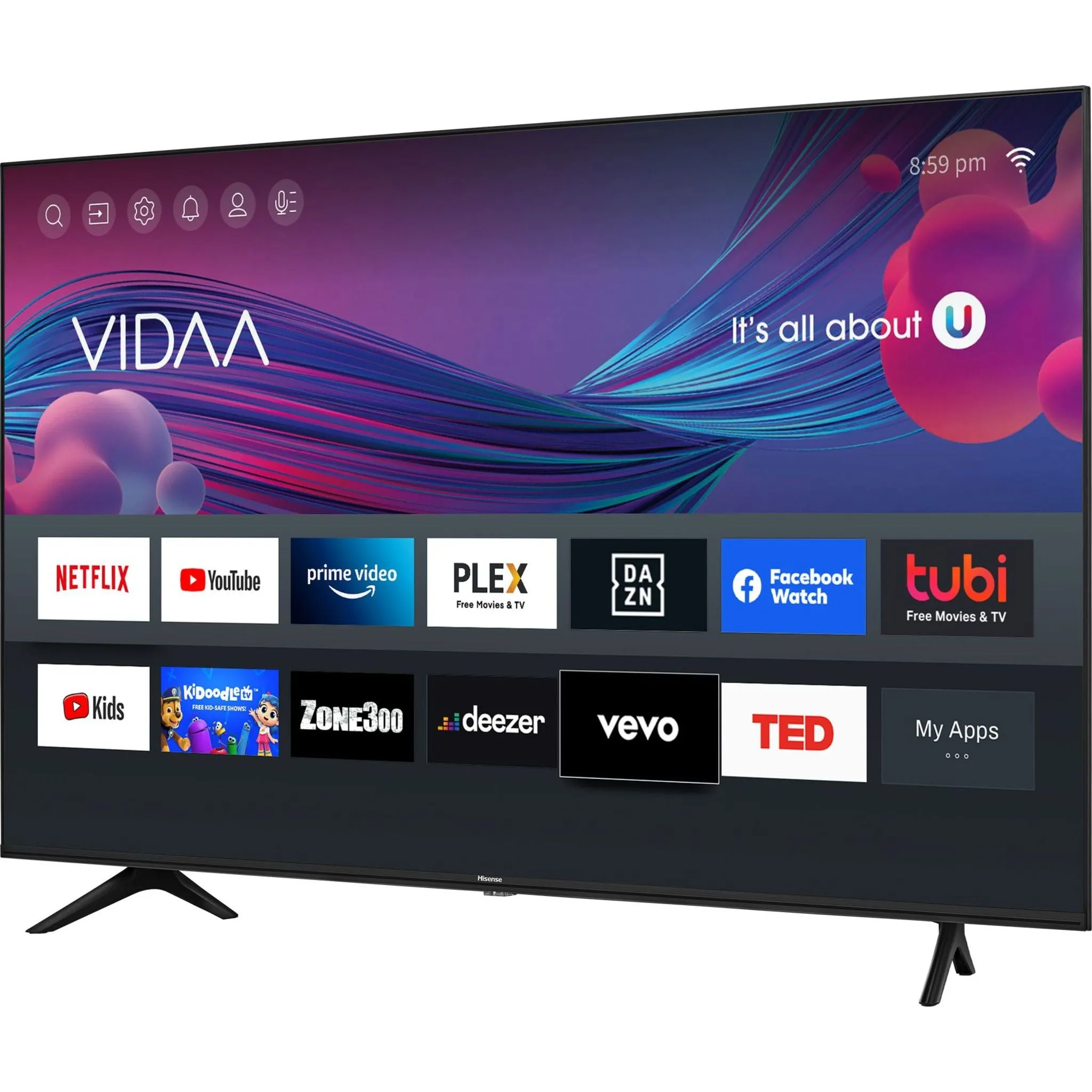Hisense 32 SMART, 720p (32A4GV) - Black