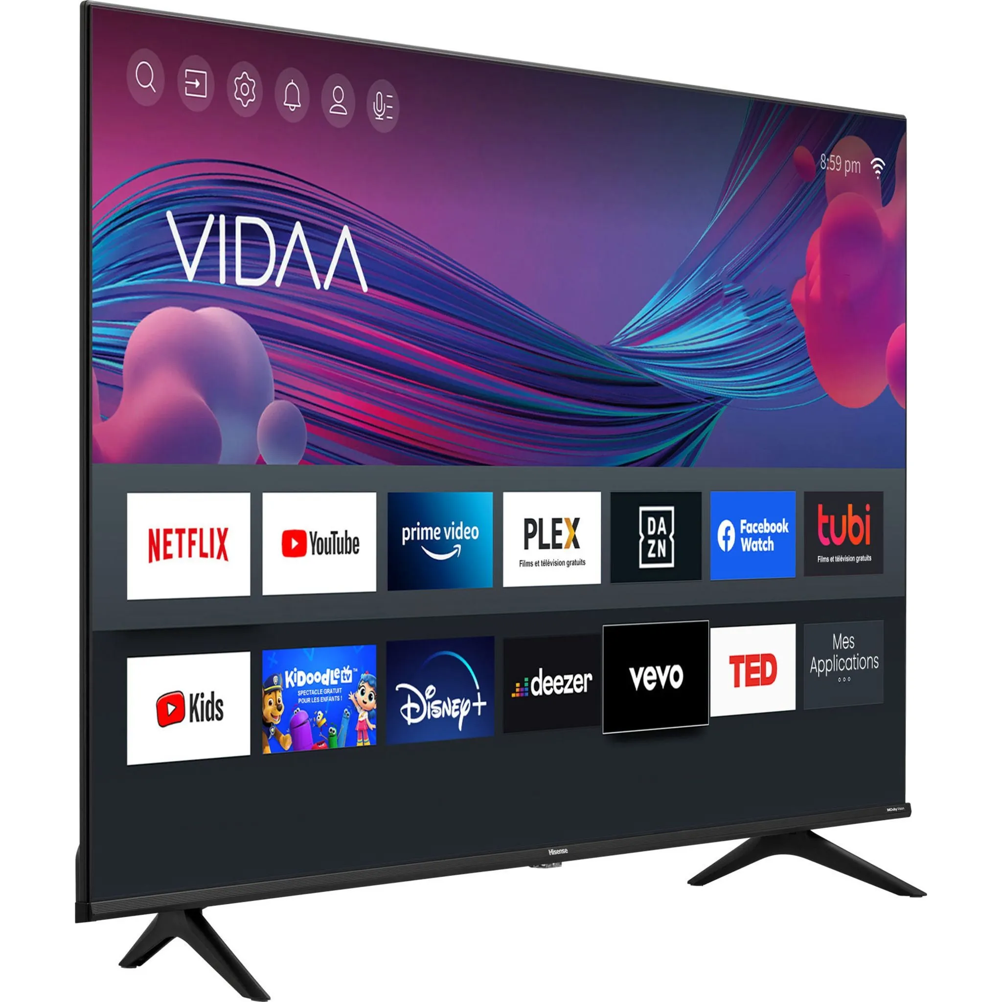 Hisense 43 4K UHD SMART (43A60GV) - Black