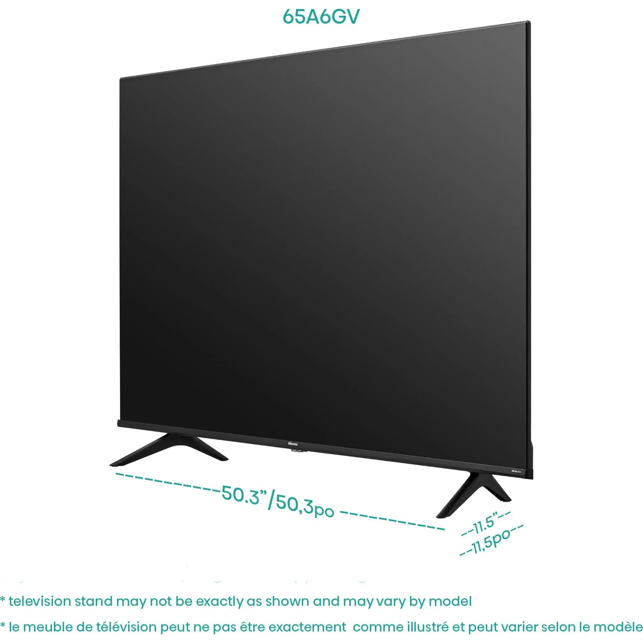 Hisense 43 4K UHD SMART (43A60GV) - Black